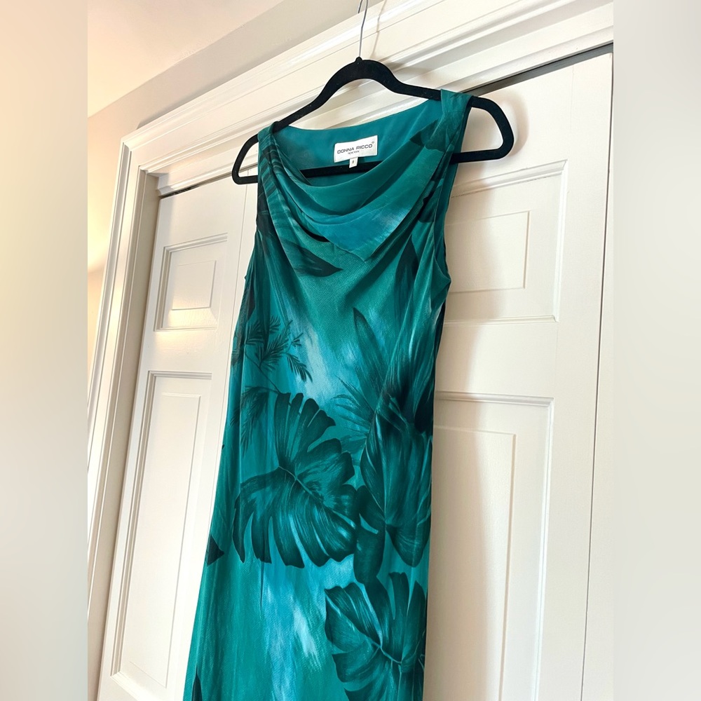 90s Vintage Midi Dress by Donna Ricco New York - Picture 2 of 5
